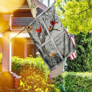 My Soul Knows You Are At Peace Cardinal Memory Sign Flag