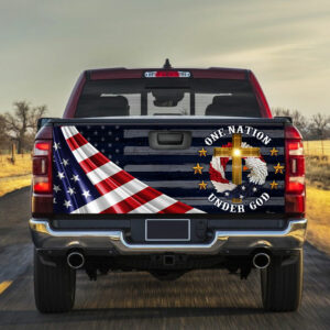One Nation Under God Truck Tailgate Decal Sticker Wrap