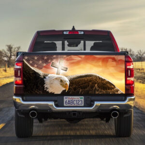 American Eagle Truck Tailgate Decal Sticker Wrap