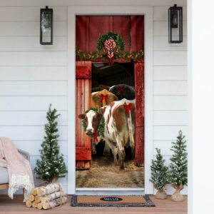 Funny Family Cattle Door Cover