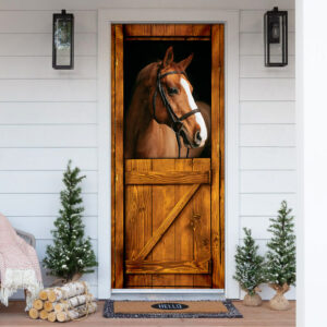 Horse In Stable Door Cover