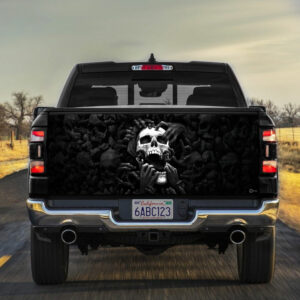 Skull Truck Tailgate Decal Sticker Wrap