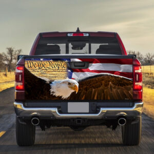 We The People American Patriot Truck Tailgate Decal Sticker Wrap