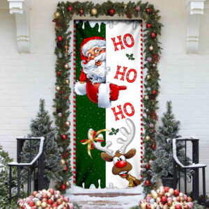 Santa Claus Ho Ho Ho Door Cover