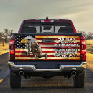 Thank You Proud Soldier Truck Tailgate Decal Sticker Wrap