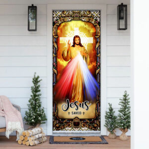 Jesus Of Divine Mercy Door Cover