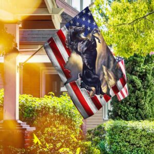 Patriotic Horse American Flag