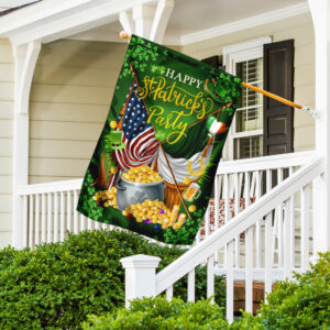St. Patrick's Day Irish American Flag