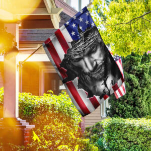 Believe In Jesus American Flag