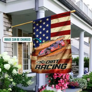 Personalized Dirt Racing Flag