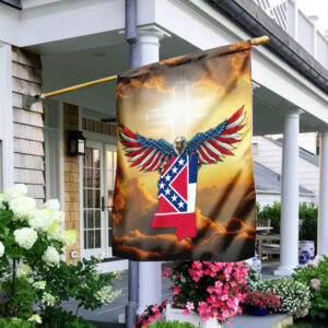 One Nation Under God American Eagle Flag