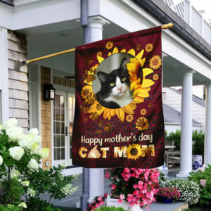 Personalized Cat Mom Flag