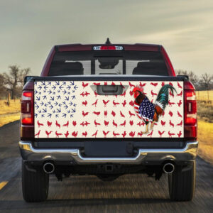 66x26 Bumper Stickers Graphics for Car Trucks SUV FLAGWIX Truck Decals-Autism Awareness American Warrior Truck Tailgate Decal Sticker Wrap PN473TDv1