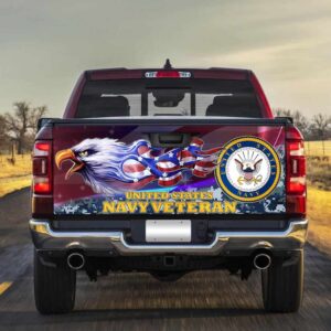 United States Navy Veteran American Truck Tailgate Decal Sticker Wrap