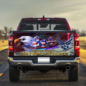 United States Air Force Veteran Truck Tailgate Decal Sticker Wrap