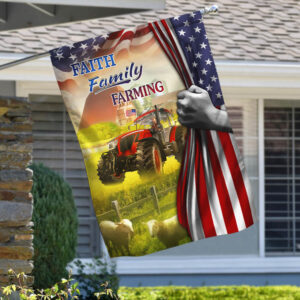 Faith Family Farming Flag MLH1747F