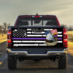 Purple Heart U.S. Army Veteran Military Medal Truck Tailgate Decal Sticker Wrap MBH38F