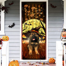 Boston Terrier Happy Halloween Flag