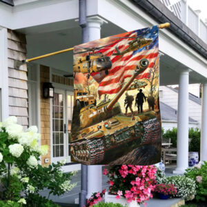 America Veteran Flag Bless America's Heroes NTB209F