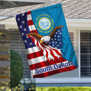 South Dakota Eagle Flag MLH1774Fv3