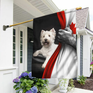 West Highland White Terrier Canadian Flag TRL1294F