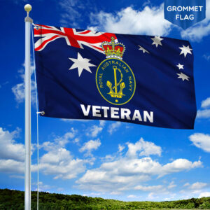 Veteran Royal Australian Navy RAN Jack Grommet Flag MBH156GF