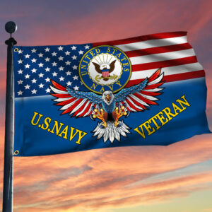 U.S. Navy Veteran Grommet Flag QNN319GF