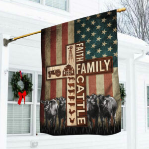 Faith Family Cattle American Flag DDH2956F