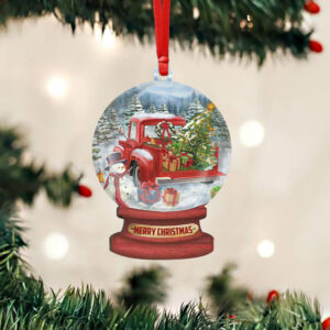 Christmas Custom - Shaped Ornament Snow Globe NNT111O