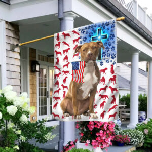 American Staffordshire Terrier Dog Flag Win NTB314FV1