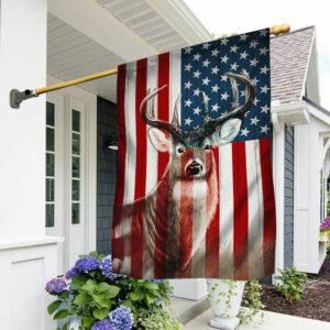 Deer American Flag LHA1842F