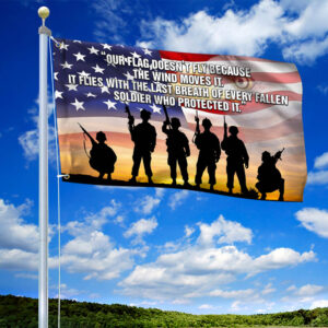 Veteran Flag Thank you American Soldier Flag THH3504GF