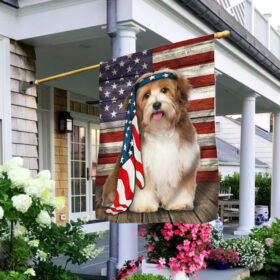 Havanese Dog Flag Charming Dog NTB216Fv36