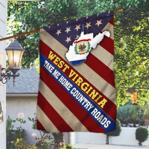 West Virginia Flag Take Me Home Country Roads MLH1965Fv1