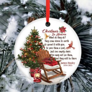 Personalized Ornament Christmas In Heaven Ornament PN1811OCT