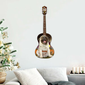 Pug Dog Hanging Metal Sign Funny Yawn NTB238MS