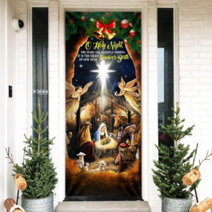 Christmas Door Cover Jesus is Born THH3511D