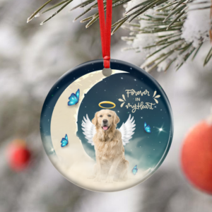 Personalized Ornament Pet Loss Heaven Dog Ceramic Ornament TRV1577OCT