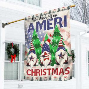 Ameri Christmas Gnomes American Flag THH3546F