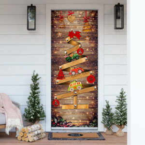 Christmas Tree Door Cover Memories NNT176D
