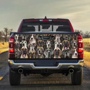 A Bunch Of Great Danes Truck Tailgate Decal MBH215TD
