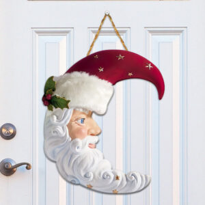 Santa Claus Moon Door Hanger TRV1613WD