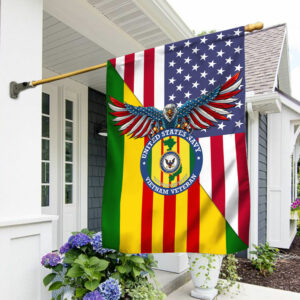US Navy Flag US Navy American Eagle Veteran Flag TRL1575Fv2