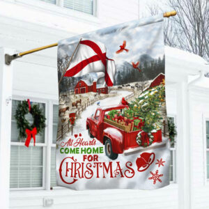 Red Truck Alabama Flag All Hearts Come Home For Christmas DDH2926Fv4