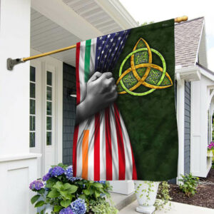 Celtic Trinity Irish American Flag THB3643F