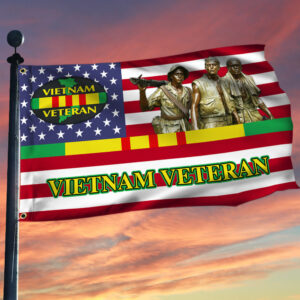 Vietnam Veteran Flag Vietnam Veteran American Grommet Flag TRL1715GF