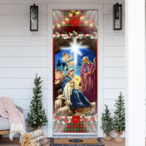 Personalized Door Cover Nativity Of Jesus ANL298DCT