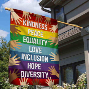 LGBT Kindness Peace Diversity Flag THN3664F