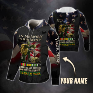 Personalized Vietnam Veteran. Brothers And Sisters Who Never Returned Zip Hoodie MLH1533ZHCT