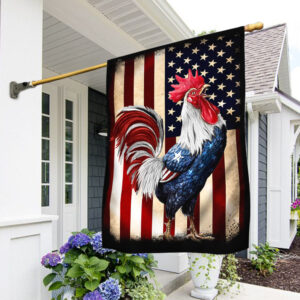 Rooster Flag American Patriot BNT291Fv1